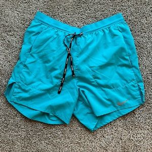 Nike flex stride blue shorts 5 inch inseam